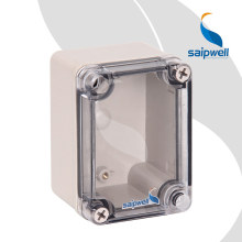 Saip Enclosure Saipwell Project Box DS-AT-0811 80 * 110 * 70 PC Caja transparente ABS Caja de conexiones transparente impermeable a prueba de agua IP65